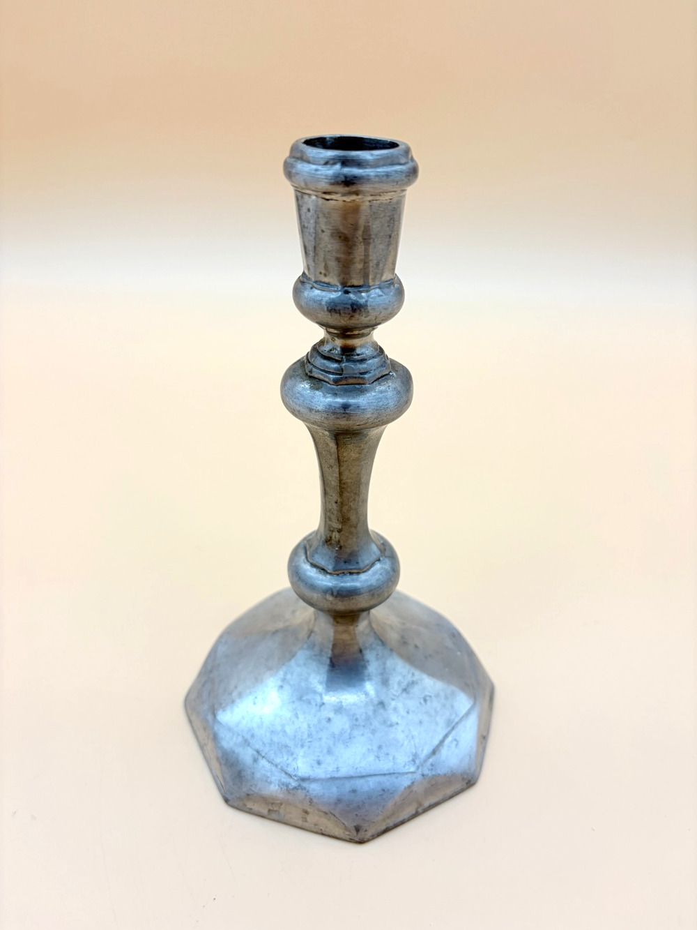 Vintage Williamsburg Stieff Pewter Candlestick CW30 Colonial 7.5" Candle Holder